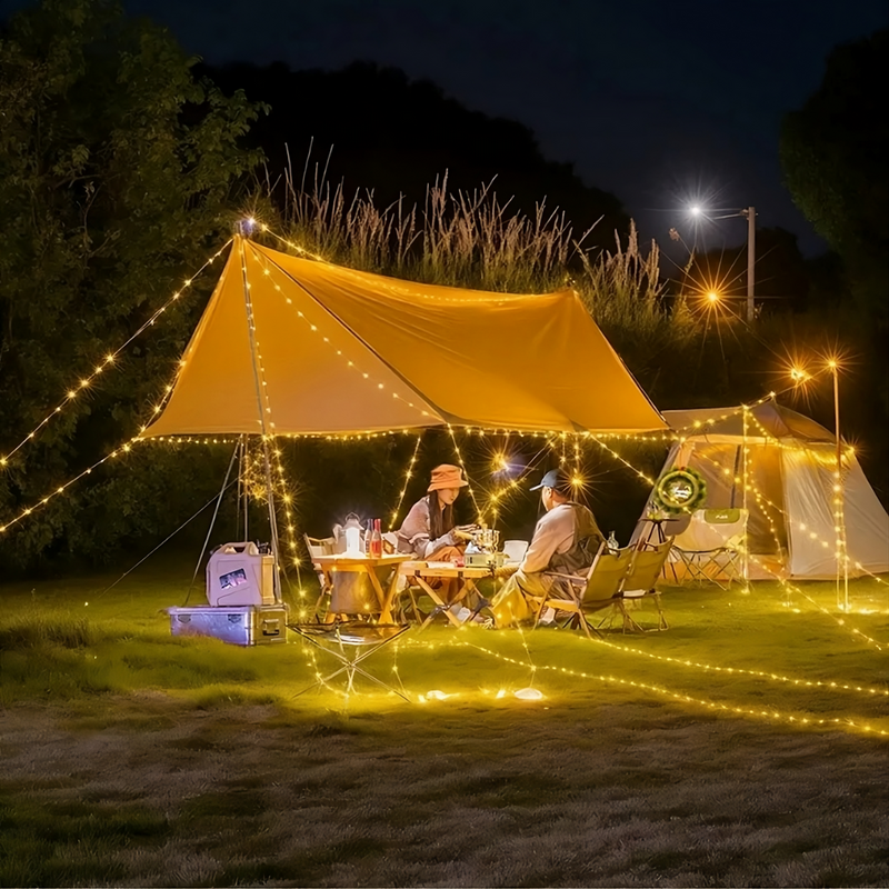 Faixa de Lâmpadas LED  com Carretel de recolhimento Coloridas para Área Externa à Prova D'água