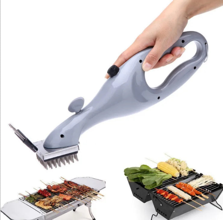 Escova de limpeza para Grelhas de Churrasqueira com dispenser para sabão